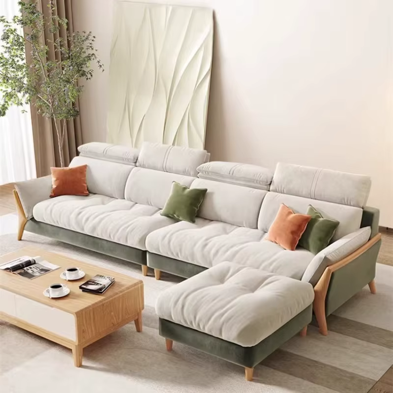 Salon De luxe canapé Chaise Longue modulaire moderne nordique