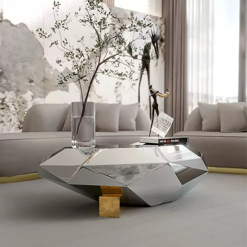 Table basse de luxe moderne, petits livres nordiques de styliste, Table basse industrielle, claire, Simple, bon marché, Meubles en métal, meubles de maison