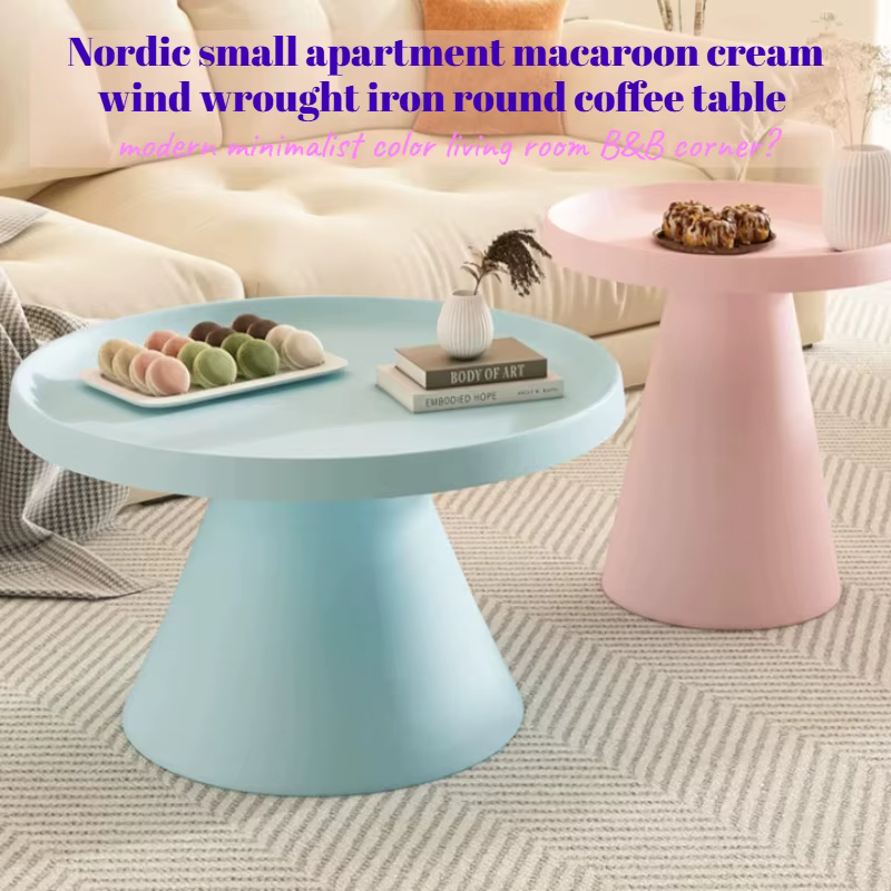Petites tables basses colorées