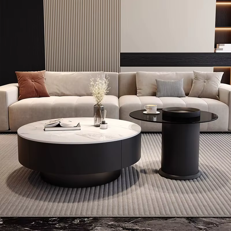 Table basse nordique créative rangement tendance