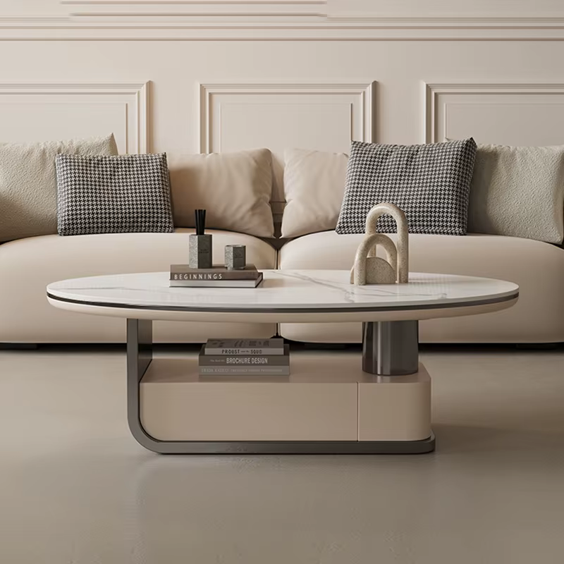 Table Basse ovale de luxe moderne