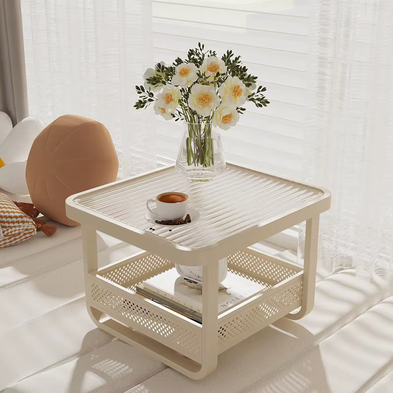 Petite Table basse blanche de Style japonais