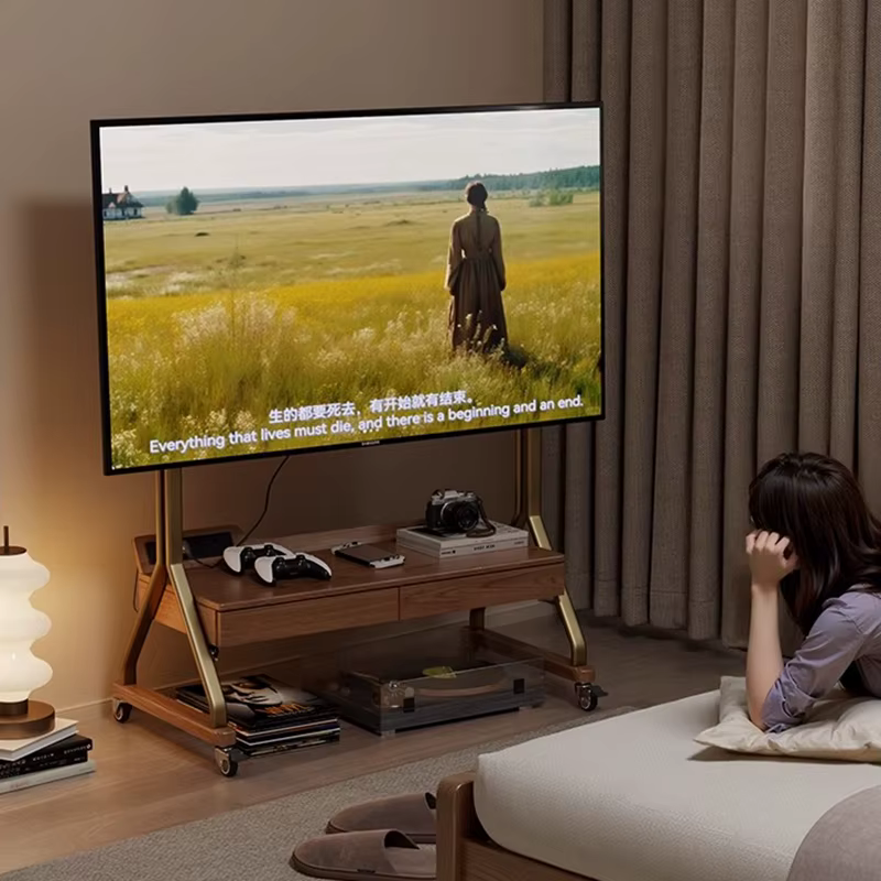 Rétro avec support meuble Tv Unique classique à la mode esthétique