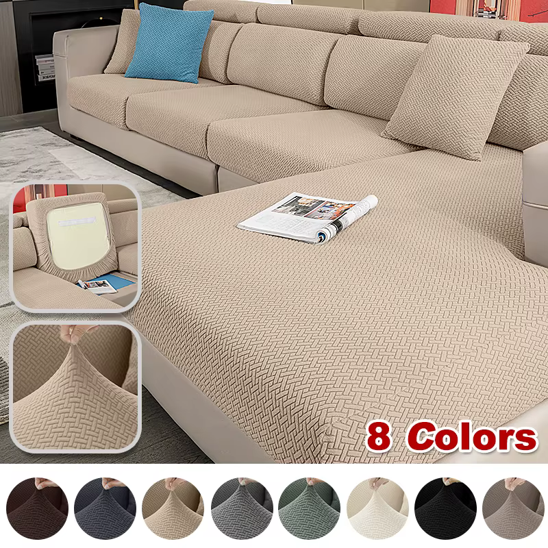 Housse de canapé élastique Jacquard
