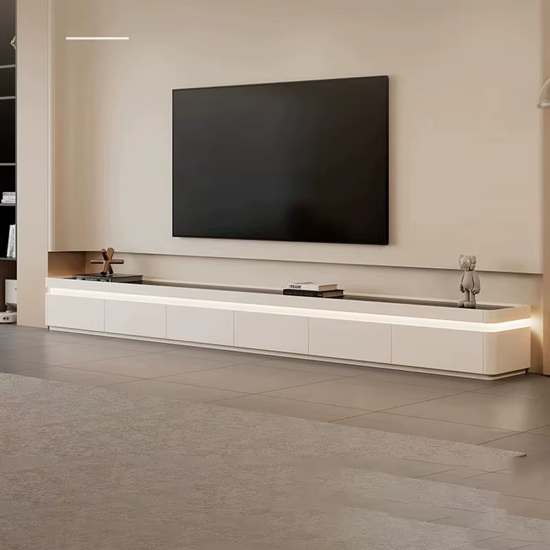 Meuble TV de luxe glamour avec tiroirs