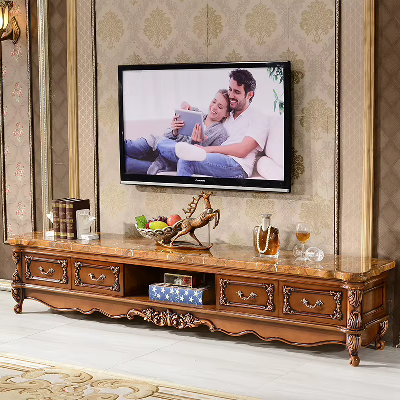 Meuble TV universel tendance au design élégant avec rangement