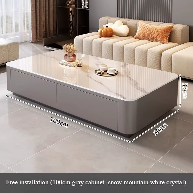 Nordique moderne pas cher mignon Table basse clair Simple concepteur écriture Mesas meubles de salon décoration de luxe