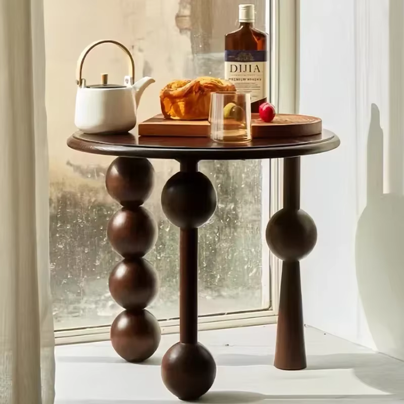 Table basse de luxe en noyer français
