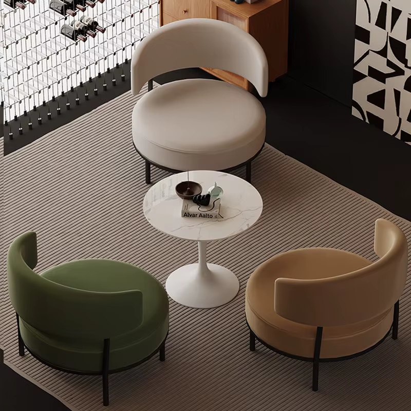 Fauteuils de salon vert Cuddle