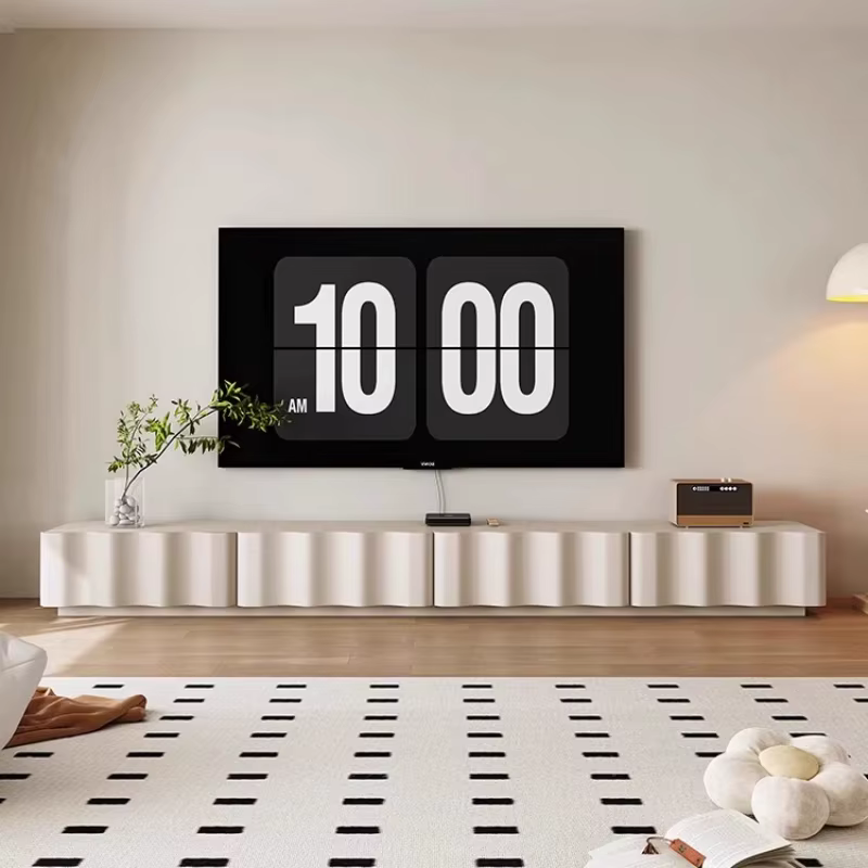 Ornement blanc meuble Tv organisateur salon Design moderne