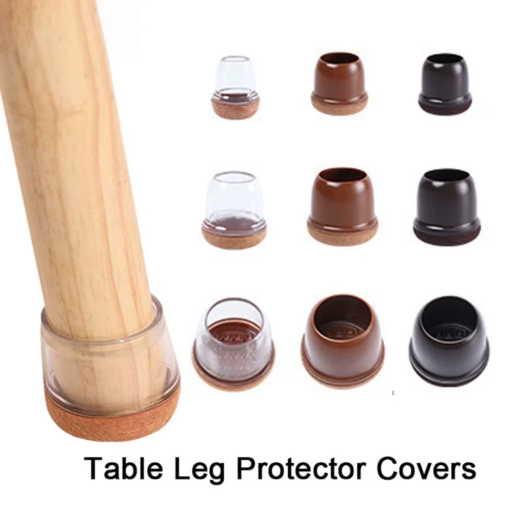Protège-Pieds de Table en TPE Durable et Antidérapant
