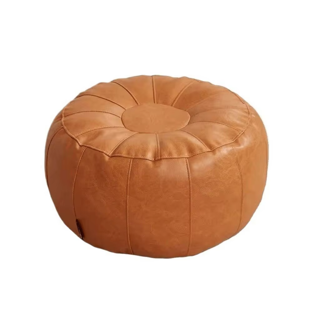 Banc de rangement en cuir PU non rembourré