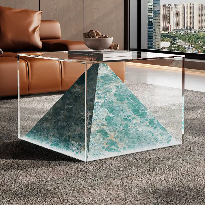 Table basse élégante de luxe