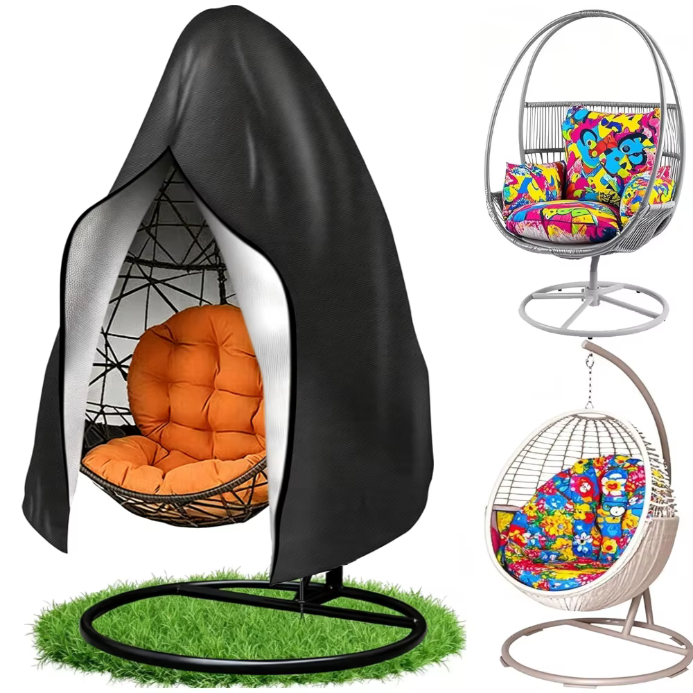 Housse de protection imperméable pour fauteuil suspendu en forme d'œuf