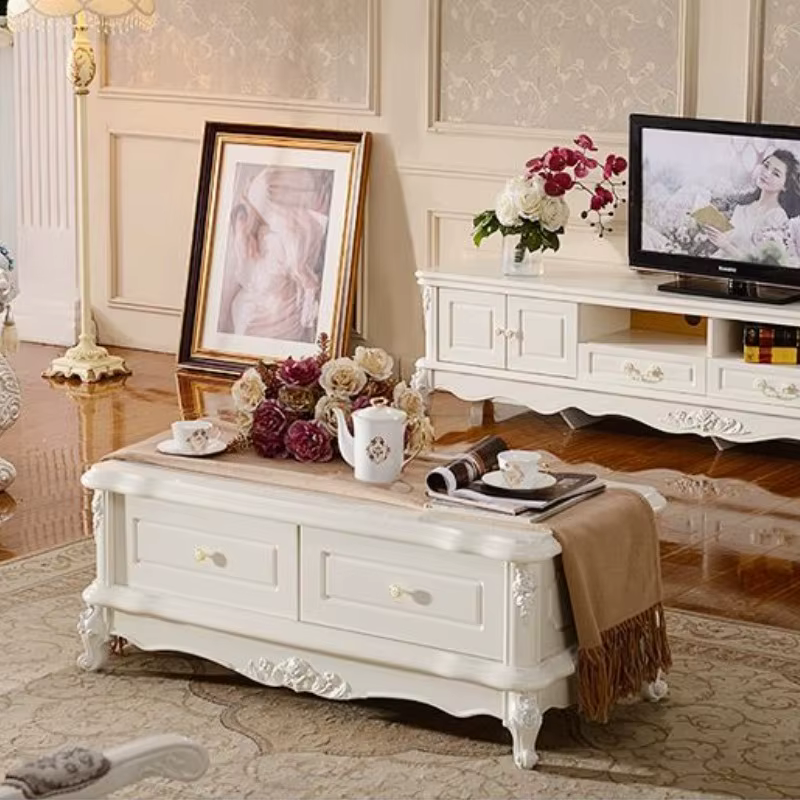 Tables basses pour magazines blanches