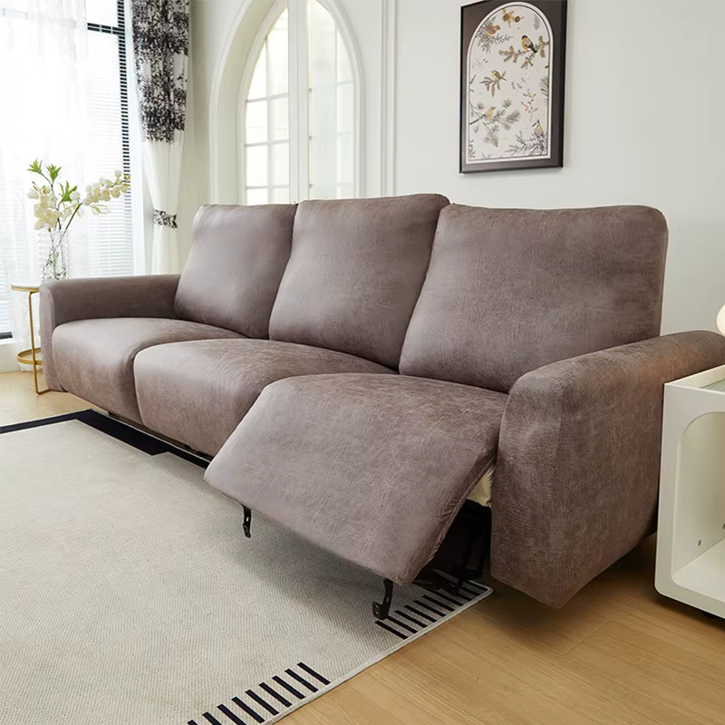 Housses de canapé inclinables 1/2/3 places en cuir comme