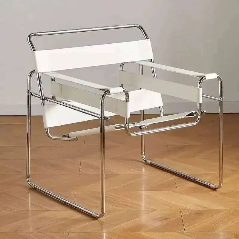 Chaise de salon industrielle Vassili de style nordique médiéval