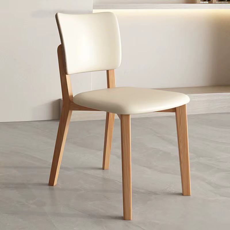 Chaises de salle à manger contemporaines en similicuir