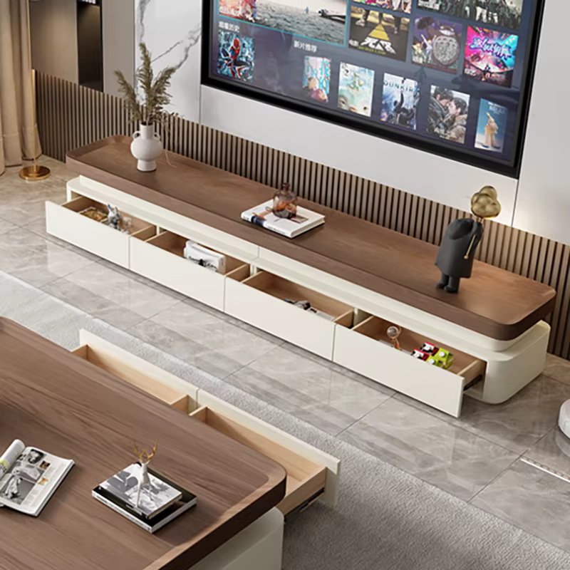 Meuble TV Glamour avec tiroirs