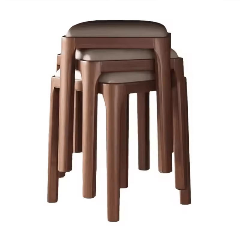 Chaise de salle à manger en bois massif de Style moderne