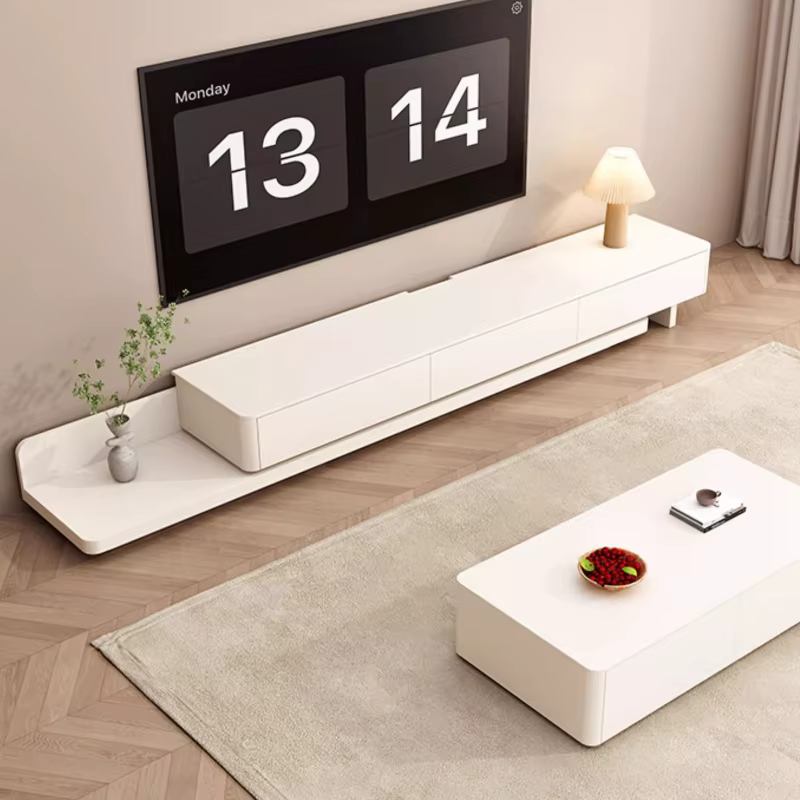 Meuble TV Rétractable en Bois
