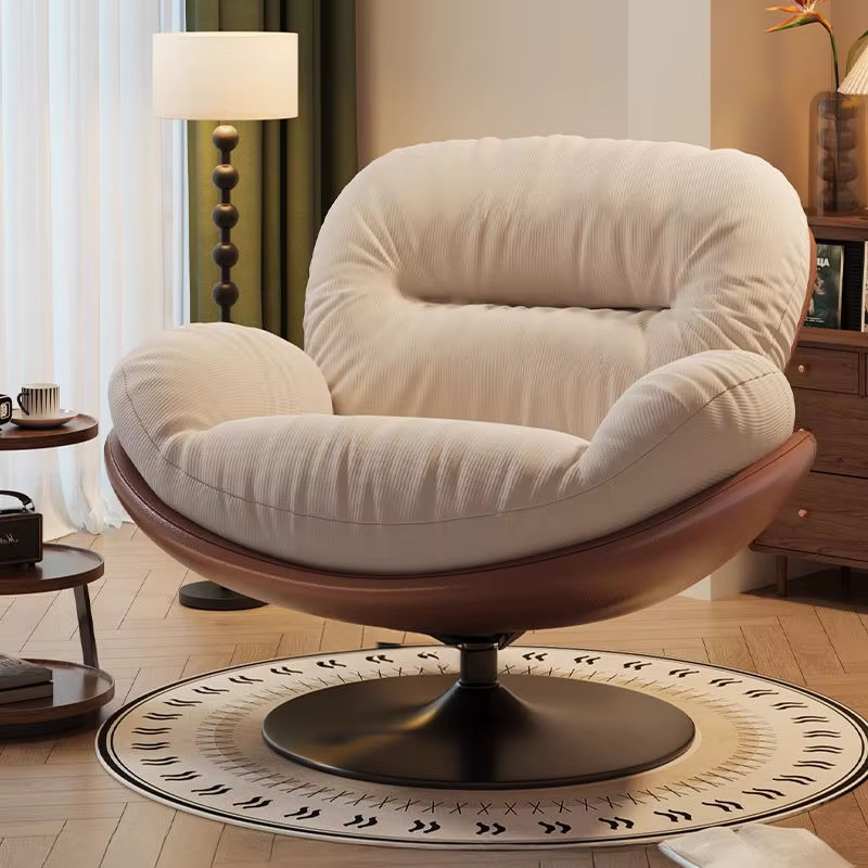 Chaises paresseuses Vintage roulantes