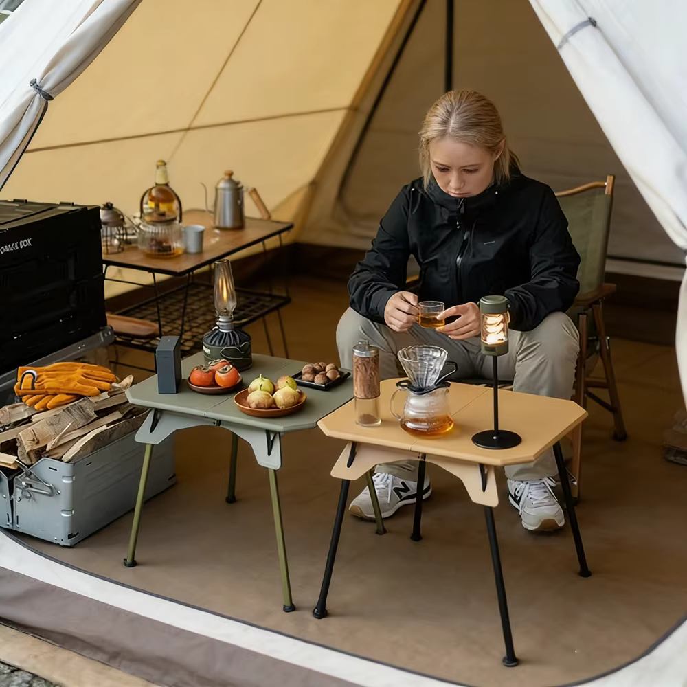 Table de camping d'extérieur ultralégère
