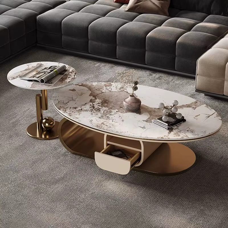 Table basse design tendance avec rangement