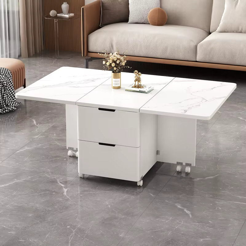 Table basse pliante italienne avec rangement