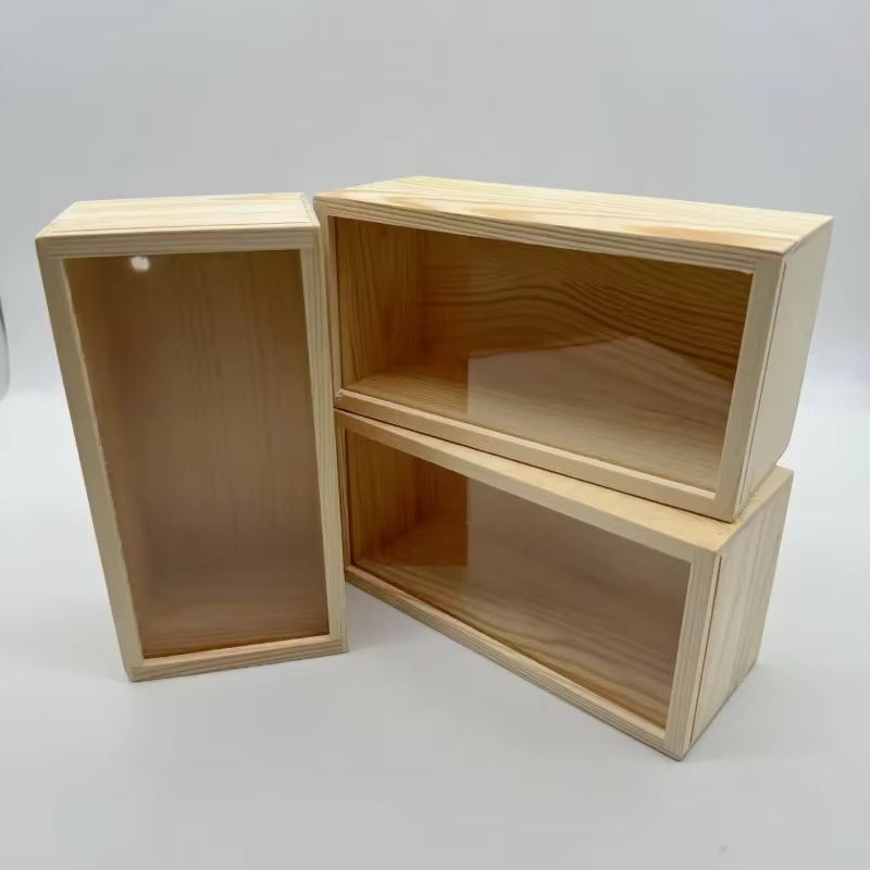 Nouvelle bibliothèque murale en bois massif à carreaux