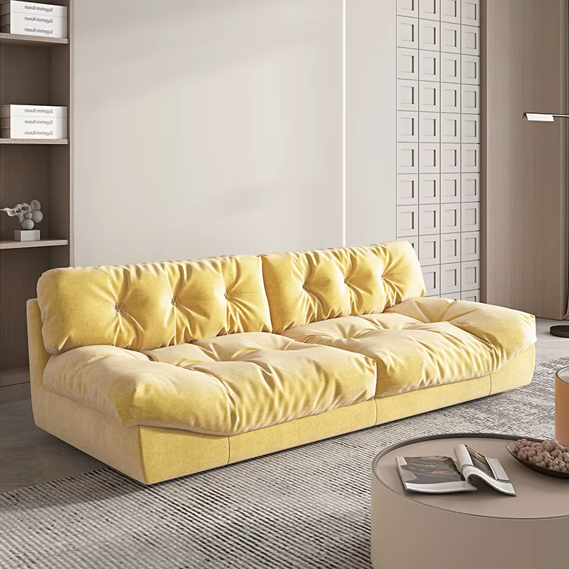 Canapé-lit en tissu de luxe moderne pour salon