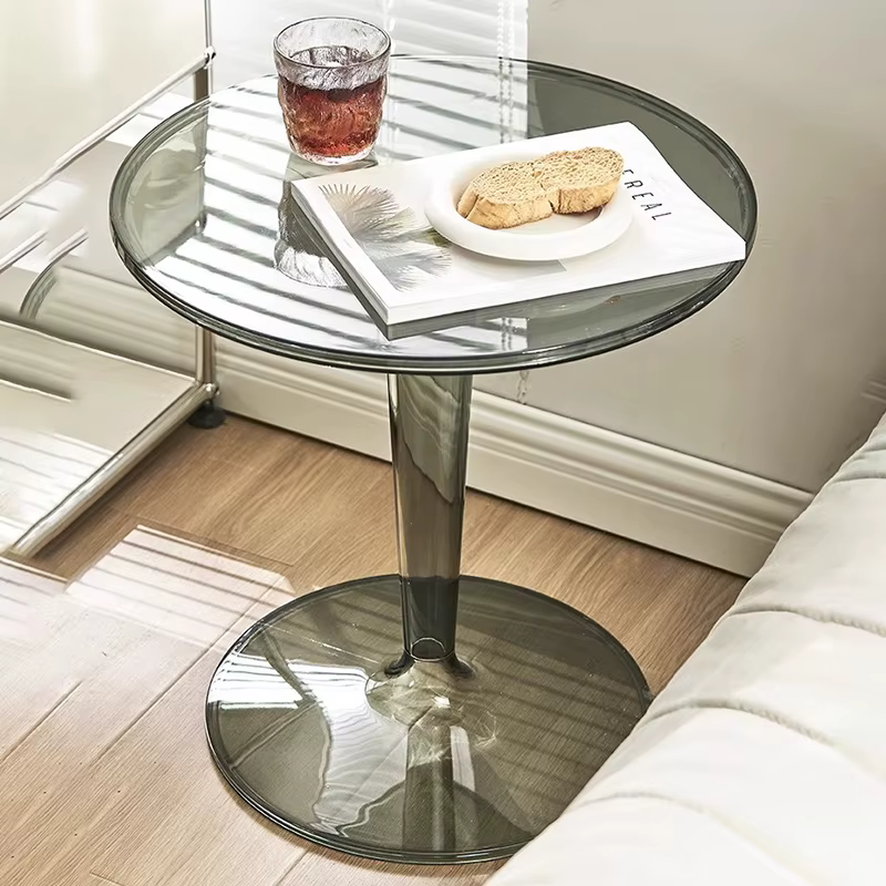 Tables basses nordiques Table ronde minimaliste moderne salon