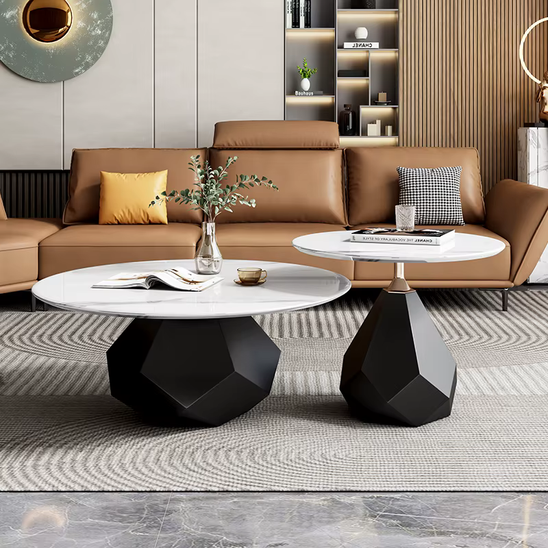 Tables basses esthétiques Glam Tendance Moderne Nordique Design de table basse Unique Luxe Mesa De Centro Sala Meubles de salon