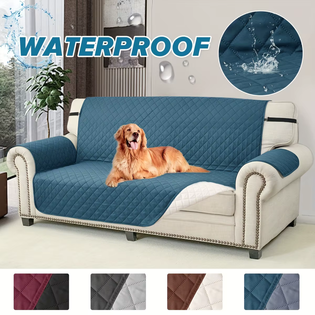 Housse de canapé imperméable pour salon