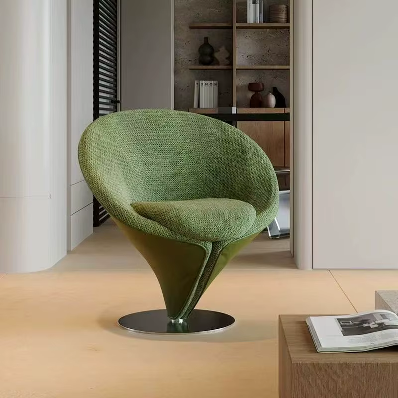 Canapé rétro créatif de luxe rotatif