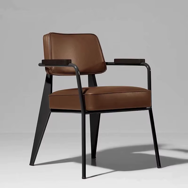 Ensemble de 4 fauteuils de salle à manger ergonomiques
