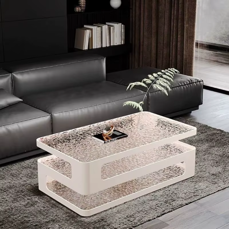 Table basse esthétique italienne cadre minimaliste ornement Unique