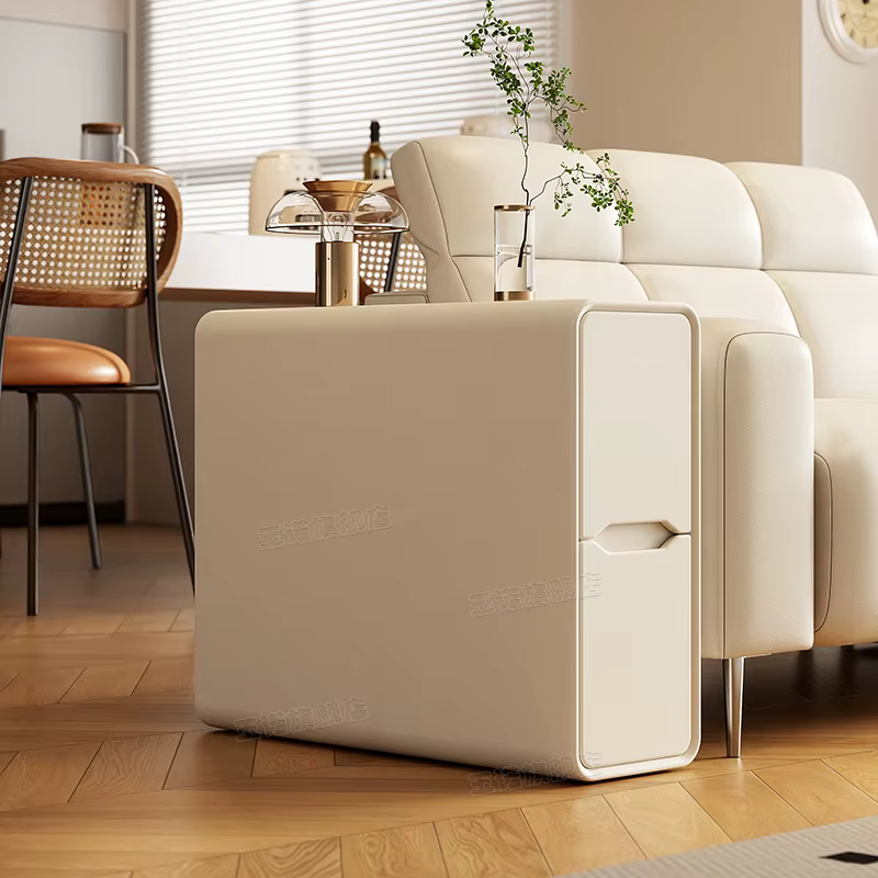 Armoire latérale de canapé Ultra-étroite de luxe