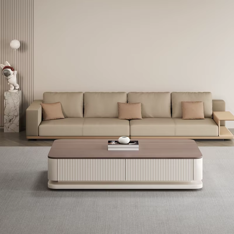Qualité délicate Table basse Style rangement tendance Design Tables basses Premium luxe Mesa De Centro meubles De salon