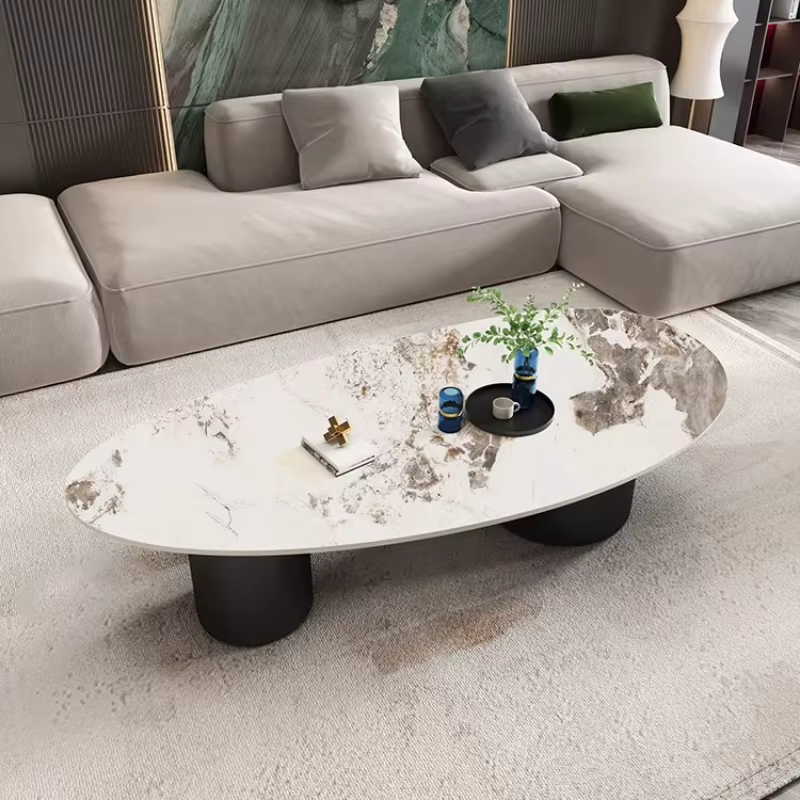 Tables basses ovales pour salon