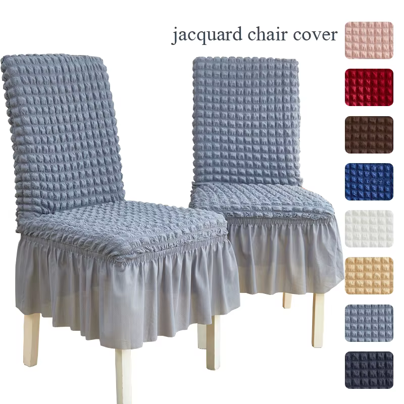 Housses de chaise en tissu jacquard épais et solide