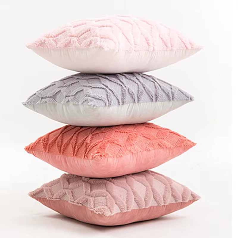 Juste de coussin décorative pour canapé