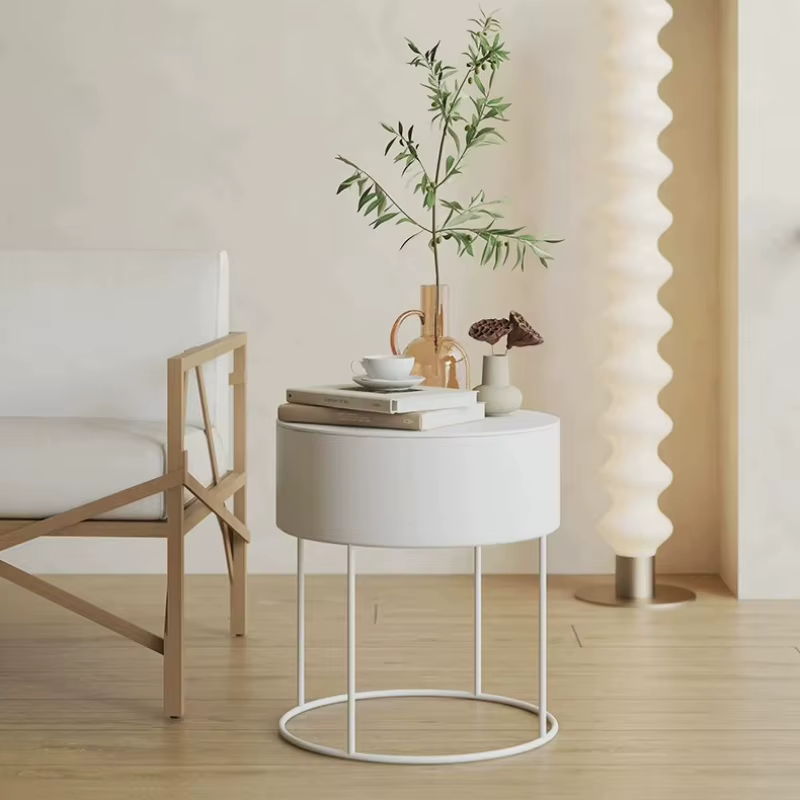 Table d'appoint en acier pour canapé
