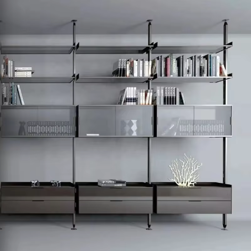 Bibliothèques verticales au plafond