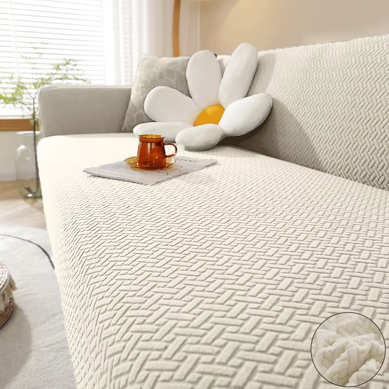 Housse de canapé élastique en Jacquard pour salon