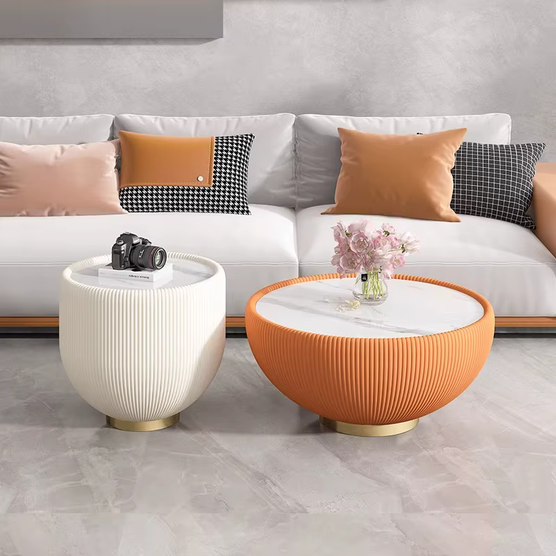 Tables basses rondes originales