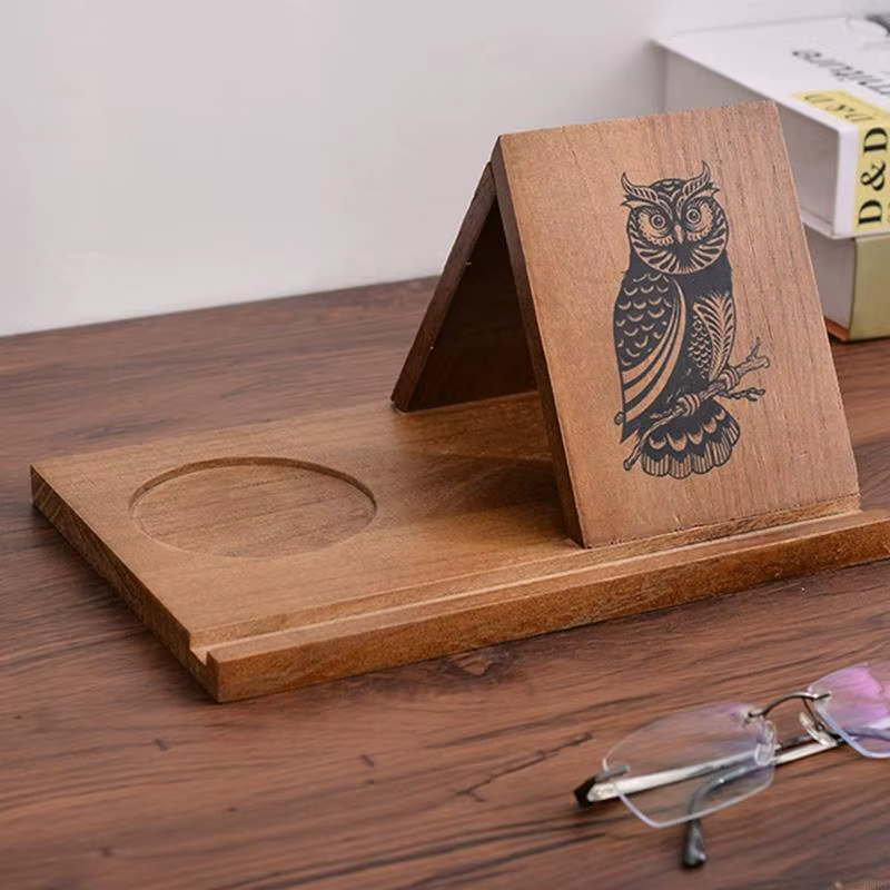 Bibliothèque triangulaire Stable pour les amateurs livres avec base tasse intégrée conception modulaire en construction