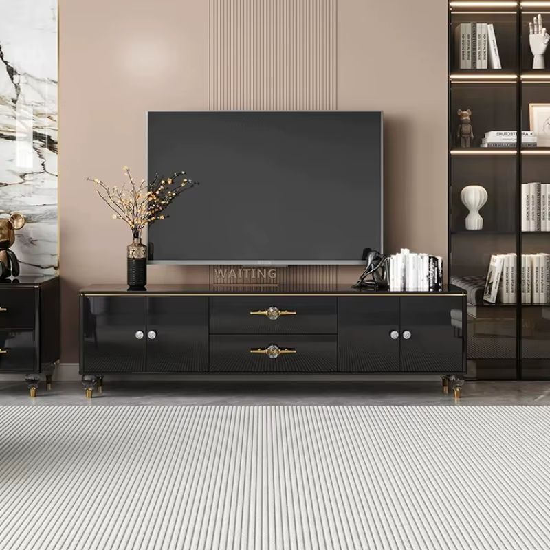 Meuble TV et table basse de salon de luxe italien