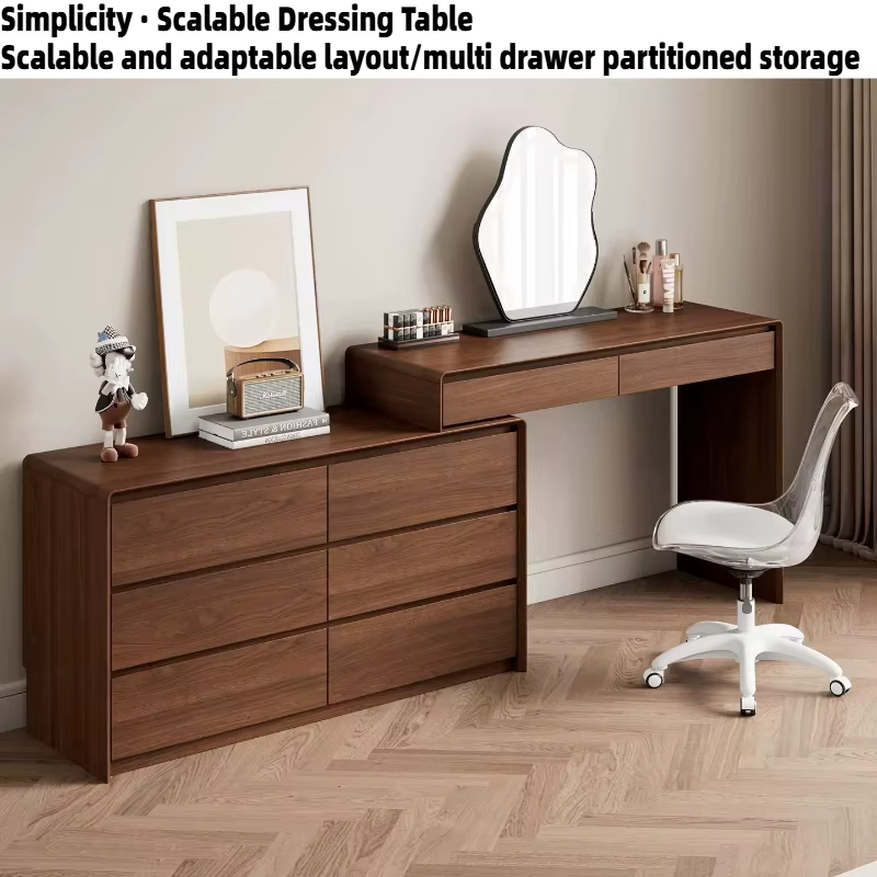Coiffeuse moderne minimaliste en bois