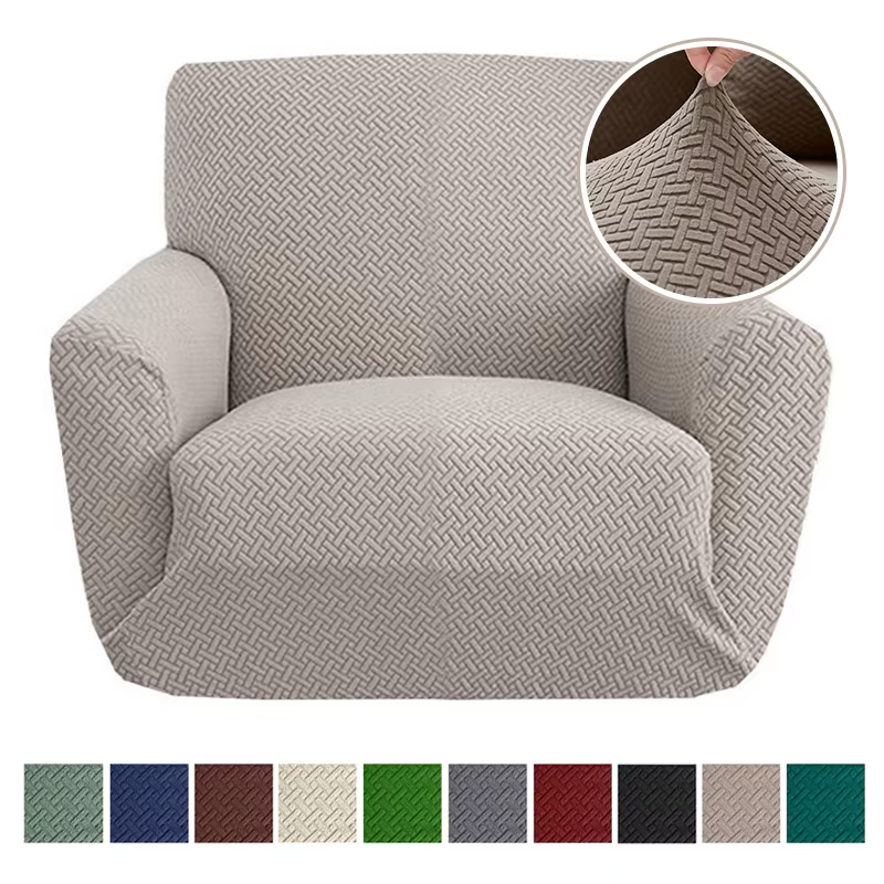 Housse de fauteuil et canapés en Polyester Jacquard